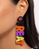 Paparazzi "Halloween Hallmark" Multi Post Earrings Paparazzi Jewelry