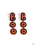 Paparazzi "Halloween Bash" Orange Post Earrings Paparazzi Jewelry