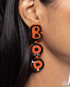 Paparazzi "Halloween Bash" Orange Post Earrings Paparazzi Jewelry