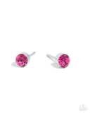 Paparazzi "Logical Light" Pink Post Earrings Paparazzi Jewelry