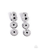 Paparazzi "Halloween Bash" White Post Earrings Paparazzi Jewelry