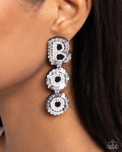 Paparazzi "Halloween Bash" White Post Earrings Paparazzi Jewelry