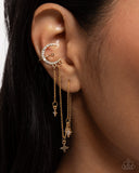 Paparazzi "Heaven Struck" Gold Post Earrings Paparazzi Jewelry