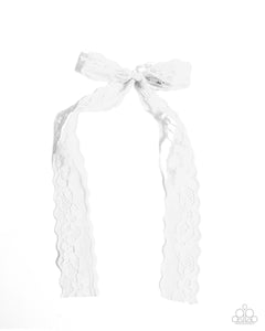 Paparazzi "Petite Princess" White Hair Clip Paparazzi Jewelry