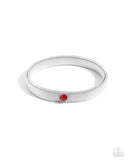 Paparazzi "Surprising Solo" Red Bracelet Paparazzi Jewelry