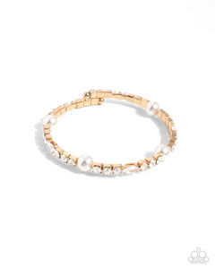 Paparazzi "Ladylike Leader" Gold Bracelet Paparazzi Jewelry