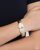 Paparazzi "Romantic Rhapsody" Gold Bracelet Paparazzi Jewelry