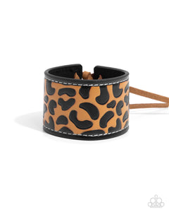 Paparazzi "Leopard Leader" Brown Bracelet Paparazzi Jewelry