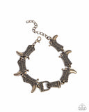 Paparazzi "Candid Cowboy" Brass Bracelet Paparazzi Jewelry