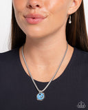 Paparazzi "Celestial Catwalk" Blue Necklace & Earring Set Paparazzi Jewelry