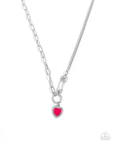 Paparazzi "Valuable Valor" Pink Necklace & Earring Set Paparazzi Jewelry