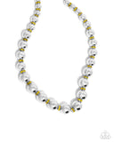 Paparazzi "Color Closeness" Yellow Necklace & Earring Set Paparazzi Jewelry