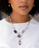Paparazzi "Artistic Elegance" Purple Necklace & Earring Set Paparazzi Jewelry