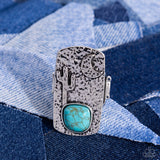 Paparazzi "Desert Landscape" Blue Ring Paparazzi Jewelry