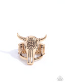 Paparazzi "Whimsical Wildlife" Gold Ring Paparazzi Jewelry