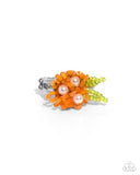 Paparazzi "Pearl Priority" Orange Ring Paparazzi Jewelry