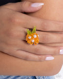 Paparazzi "Pearl Priority" Orange Ring Paparazzi Jewelry