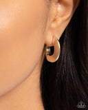 Paparazzi "Intelligence Operation" Gold Post Earrings Paparazzi Jewelry