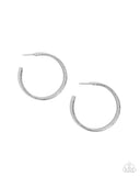 Paparazzi "Serious Sass" Silver Post Earrings Paparazzi Jewelry