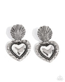 Paparazzi "Mythical Moment" Silver Post Earrings Paparazzi Jewelry