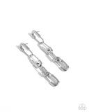 Paparazzi "Linked Launch" Silver Post  Earrings Paparazzi Jewelry