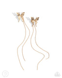 Paparazzi "Take Flight" Gold Ear Cuff Post Earrings Paparazzi Jewelry