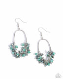 Paparazzi "Chandelier Check" Green Earrings Paparazzi Jewelry