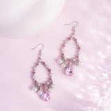 Paparazzi "Baroness Behavior" Pink Earrings Paparazzi Jewelry