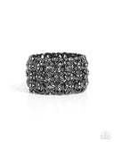 Paparazzi "Woven Wardrobe" Black Bracelet Paparazzi Jewelry