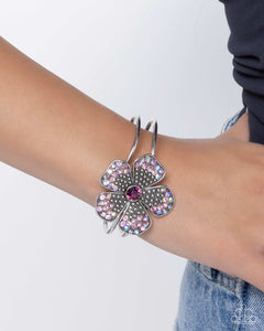 Paparazzi "Bedazzled Bloom" Purple Bracelet Paparazzi Jewelry