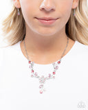 Paparazzi "Blossom Queen" Pink Necklace & Earring Set Paparazzi Jewelry