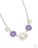 Paparazzi "Floral Facade" Yellow Necklace & Earring Set Paparazzi Jewelry