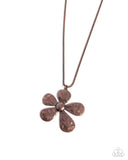 Paparazzi "Gratifying Garden" Copper Necklace & Earring Set Paparazzi Jewelry