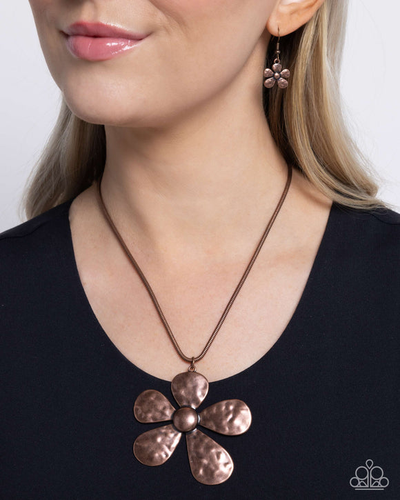 Gratifying Garden - Copper Paparazzi Jewelry