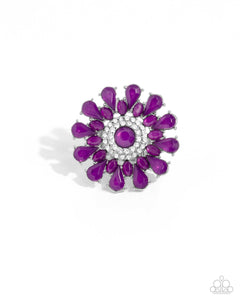 Paparazzi Steady Shimmer" Purple Ring Paparazzi Jewelry