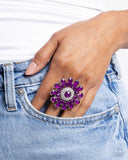 Paparazzi Steady Shimmer" Purple Ring Paparazzi Jewelry