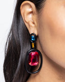 Paparazzi "Dipped in Dazzle" Black Post Earrings Paparazzi Jewelry