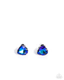 Paparazzi "Sweetheart Stunner" Blue Post Earrings Paparazzi Jewelry