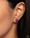 Paparazzi "Sweetheart Stunner" Pink Post Earrings Paparazzi Jewelry