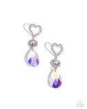 Paparazzi "Faceted Frenzy" Pink Post Earrings Paparazzi Jewelry