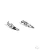 Paparazzi "Angelic Altitude" Silver Post Earrings Paparazzi Jewelry