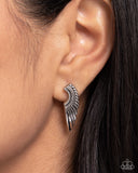 Paparazzi "Angelic Altitude" Silver Post Earrings Paparazzi Jewelry