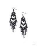 Paparazzi "Pristine Precipitation" Black Earrings Paparazzi Jewelry