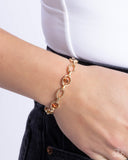 Paparazzi "Light-Catching Leisure" Brown Bracelet Paparazzi Jewelry