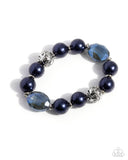 Paparazzi "Ornamental Outfit" Blue Bracelet Paparazzi Jewelry