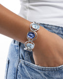 Paparazzi "Painted Promise" Blue Bracelet Paparazzi Jewelry