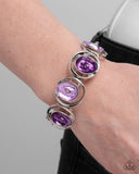 Paparazzi "Painted Promise" Purple Bracelet Paparazzi Jewelry