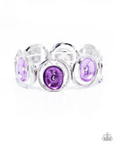 Paparazzi "Painted Promise" Purple Bracelet Paparazzi Jewelry