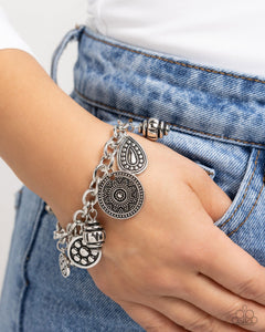 Paparazzi "Embellished Estate" Silver Bracelet Paparazzi Jewelry