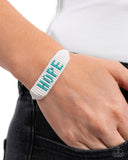 Paparazzi "Hopeful Hire" Blue Bracelet Paparazzi Jewelry